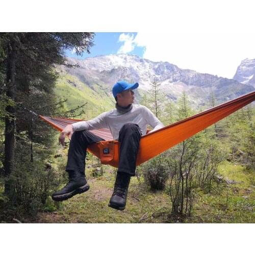 New hot-selling multifunctional four-in-one 20D hammock raincoat canopy mat integrated parachute cloth hammock