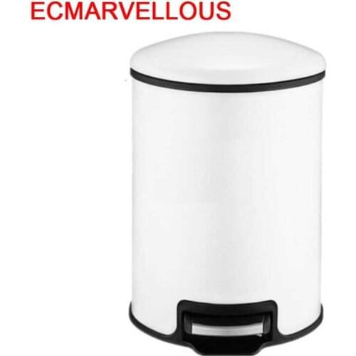 Papelera Oficina Poubelle De Cuisine Reciclaje Trash Garbage Bag Compost Pedal Dustbin Recycle Cubo Basura Lixeira Rubbish Bin