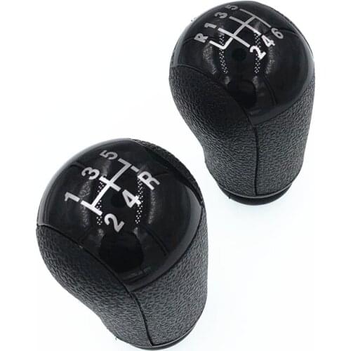 5 6 Speed MT Gear Stick Shift Knob Car For Ford Focus Mondeo MK3 S-MAX C-MAX Mustang Galaxy Fiesta MK6 Transit