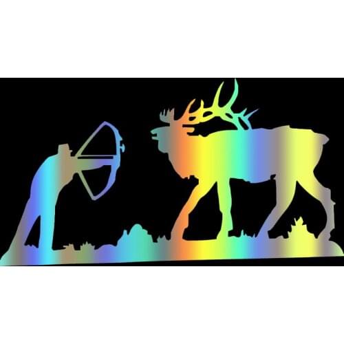 S51473# Various Sizes/Colors Car Stickers Vinyl Decal Coolest Hunting Deer Season Sport Motorcycle Decorative Accessories