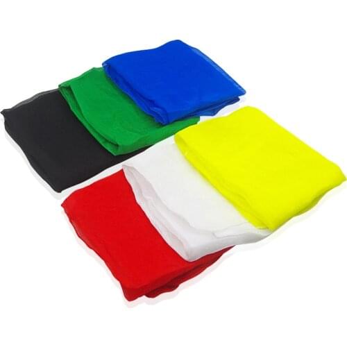 60*60cm Chiffon Silk/Scarves Magic Tricks Silk Changed Color Soft Silk Scarves Stage Magic Prop Stage Handkerchief Toys