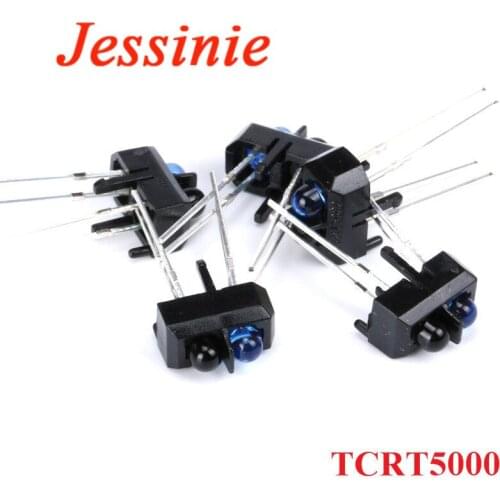 10pcs TCRT5000L TCRT5000 Reflective IR Infrared Optical Sensor Switch Reflective Photoelectric Switch for Tracking Car