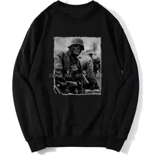 Germany Belgium Ardennes 1944 German Soldier Wehrmacht Hoodie Spring Autumn Sweater O-Neck Mens hoodies Streetwear