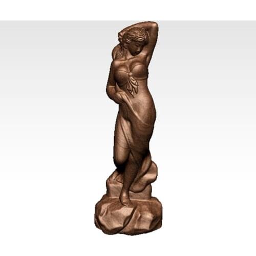 High quality 3D carved figure sculpture 3d model for cnc machine in STL file format sexy women