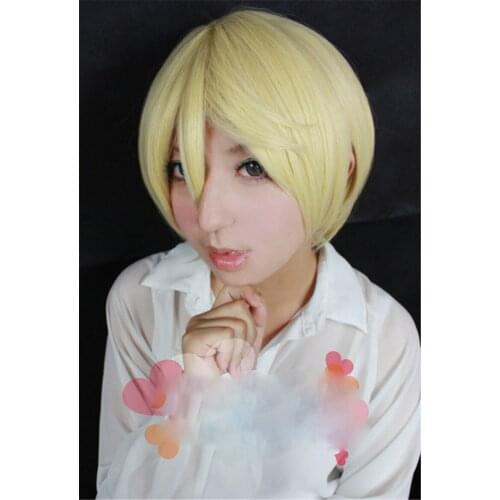 1pcs Black Butler Ⅱ Alois Trancy Wig Anime Heat Resistant Synthetic Hair Cosplay Costume Decor Prop for Men Boy