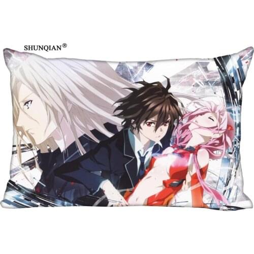 Guilty Crown Printed Rectangular Silk Pillowcase Two Sides Custom your image Gift 35x45cm,30x60cm,40x60cm,45x75cm,50x75cm