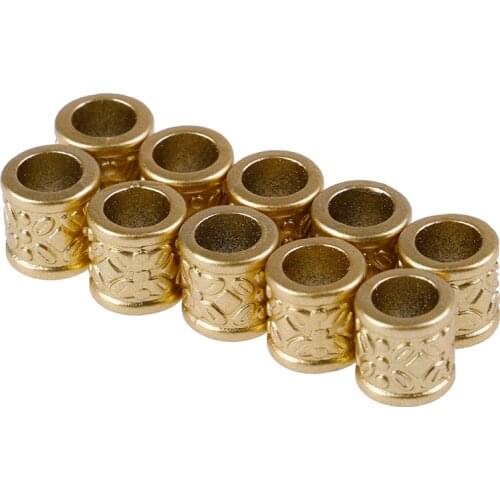 10pcs/lot Hair Braid Ring Hair Accessories For Braids Kids Hair Beads Dreadlock Dread Beads Hair Rings Cuff