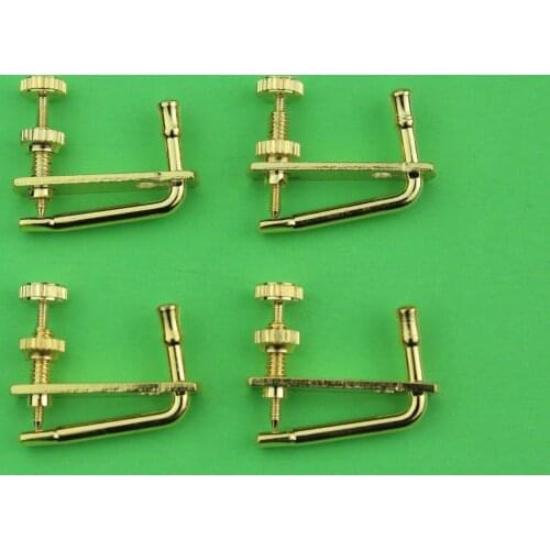 12 pcs New Good Brand golden violin fine tuners 4/4, Violin Parts Accessories
