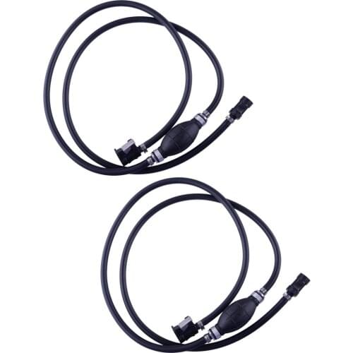 2 Sets 2M Fuel Line Hose Assy Fit for Yamaha Johnson Evinrude Omc Outboard P-Rimer Bulb Co E1S9 Accessories
