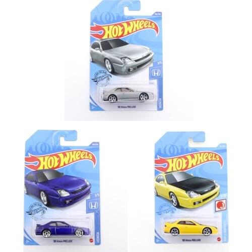 2020-166 Original Hot Wheels Mini Alloy Coupe HONDA PRELUDE 1/64 Metal Diecast Model Car Kids Toys Gift