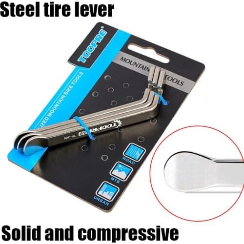 3Pcs Cycling Tire Lever Pry Up Tool Mountain Bicycle Type Metal Pry Bar Stainless Steel Bike Wheel Remover Repair Tools JC