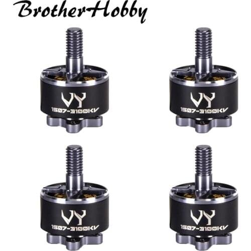 4pcs BrotherHobby Avenger VY 1507 Motors 4-6S Brushless Motor FPV Racing RC Quadcopter Drone Models