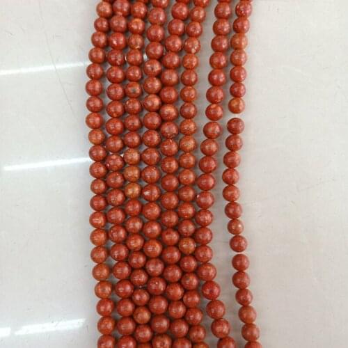 6/8/10/12/14/16/18/20mm Natural Grass Coral Stone Beads Round Loose DIY Jewelry Ball Coral Beads Fit Bracelet Necklace Making