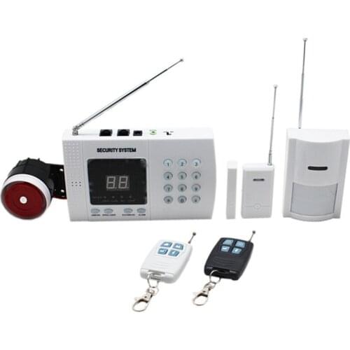 99 wireless defense zones PSTN intruder alarm system