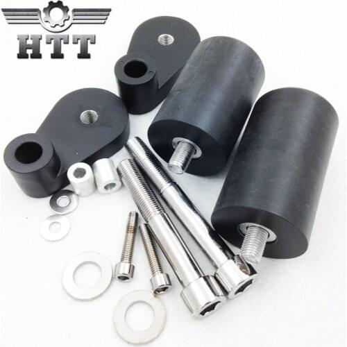 Aftermarket free shipping motorcycle parts No Cut Frame Slider Crash Protector For Honda 2006 2007 CBR 1000RR 1000 RR BLACK