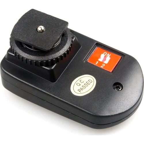 Andoer PT-04GY 4 Channels Wireless Remote Flash Trigger Universal 1 Transmitters 2 Receivers for Canon Nikon Pentax Olympus