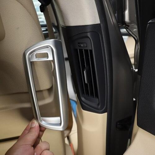 For BMW 7 series F01 F02 2009-2014 ABS Car B pillar air conditioning AC Outlet frame sticker Cover Trim Stickers Car Accessories