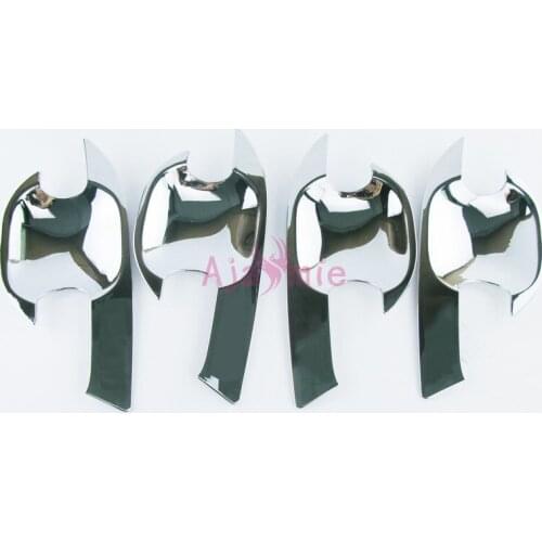 For Ford Ranger T6 2012 2013 2014 2015 2016 2017 2018 Door Handle Bowl Insert Trim Chrome Car Styling Accessories