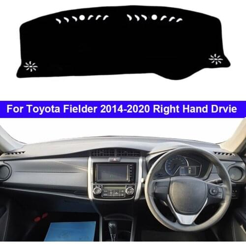 For Toyota Fielder 2014-2020 Right Hand Drive 1PC Car Dashboard Mats Cover Sun Shade Dashboard Cover Capter