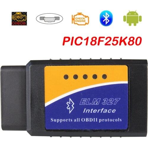 ELM327 Bluetooth V1.5 Obd2 Scanner Elm 327 V 1.5 Bluetooth Car Diagnostic Scanner for Android ELM327 V1.5 OBDII Diagnostic Tool