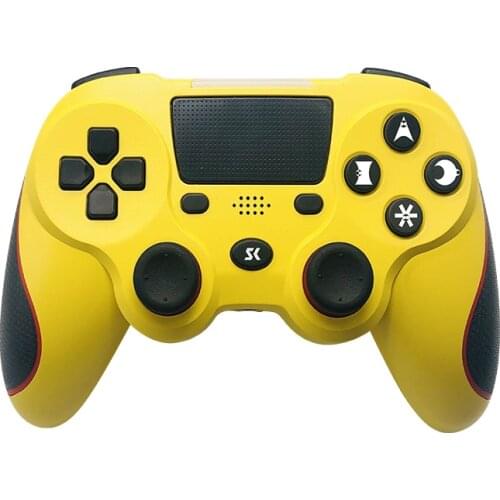 K ISHAKO Gamepad Game Console Joystick Pad PS4 Controller Wireless For Sony Playstation 4 with Dual Vibration 6-axis Gyro Sensor