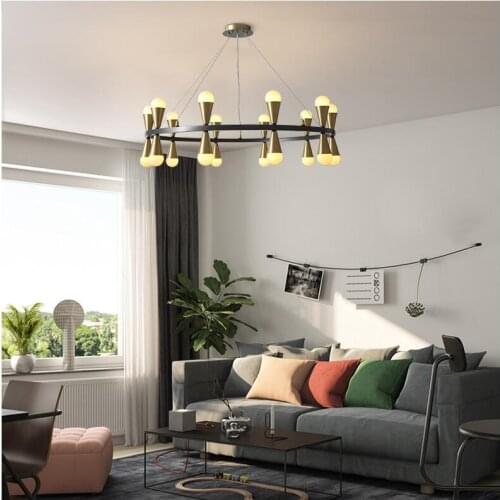 Creative magic bean chandelier light luxury copper molecular lamp oxidation resistant and durable for living room/bedroom/hall