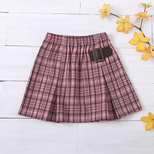 Summer Baby Toddler Childrens Clothing School Clothes Girls Princess Pleated Uniform Skirts For Kids Children Clothes