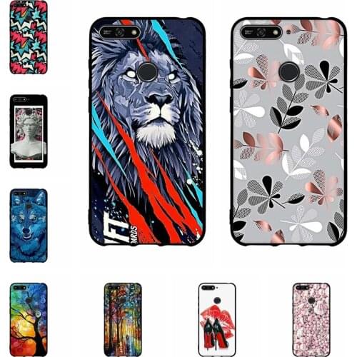 Soft TPU Case For Huawei Honor 7A / Y6 2018 Case Silicon Funda Coque Back Cover For Huawei Honor 7A Pro Y6 Prime 2018 Phone Case