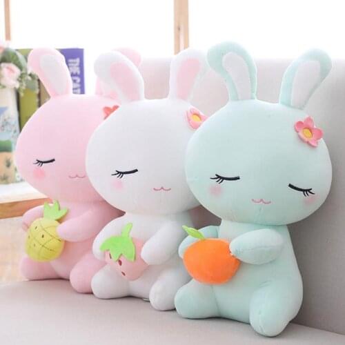Big size new 30cm plush rabbit cute Pillow cushion stuffed soft lovely good quality soft Soothing doll christmase gift for kid