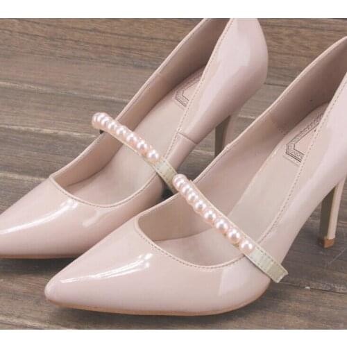 Bohemia Shinning Imitation Round Pearl Shoes Band Shoes Decoration