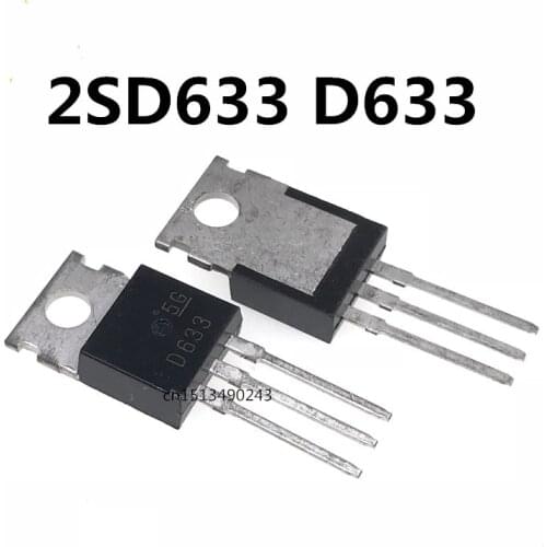 Original 5PCS/lot D633 2SD633 7A100V TO-220