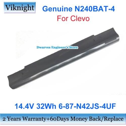 Original N240BAT-4 6-87-N42JS-4UF Battery For Sager N240BU N240JU N250LU NP3240 NP3245 N240BAT-3 6-87-N24JS-4UF3 6-87-N24JS-4UF1
