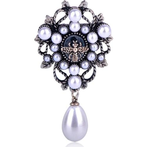Остров жемчуга Vintage Brooches For Clothes