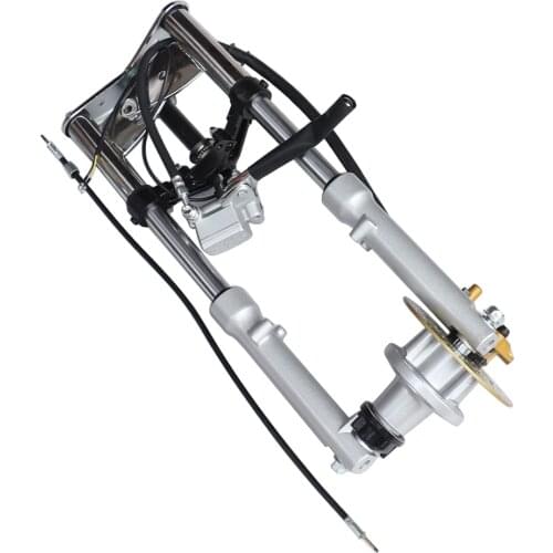 Motorcycle front fork with brake caliper disc assembly for Honda Monkey bike Z50 accessories spare parts