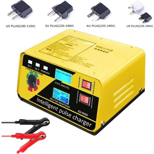 Professional Car Battery Charger 12v/24v 20A Carrying Car Battery Charger Van Boat Truck Tractor Caravan 260W Battery Charger