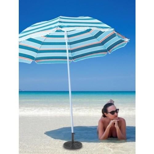 Outdoor Umbrella Base Round Heavy Duty Beach Waterproof Base Sunshade Umbrella Holder Garden Patio Tent Stand