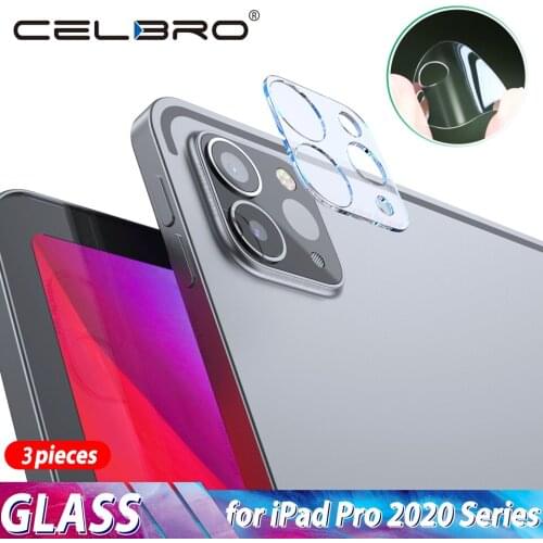 Protective Glass for iPad Pro 2020 12.9/11 Camera Lens Glass Screen Protector for iPad Pro 2020 Tempered Glass Protective Film