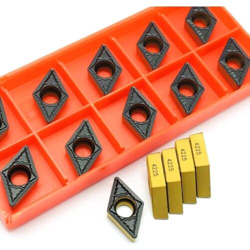 10pcs DCMT11T308 PM 4225 high-quality carbide inserts, internal turning tools, milling cutters, lathe tools, DCMT 11T308 turning