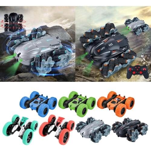Remote Control Car Stunt Car Kids Toy Car Vehicle Toy USB Charging Rotate 360 Electric Car Toy Gifts For Children