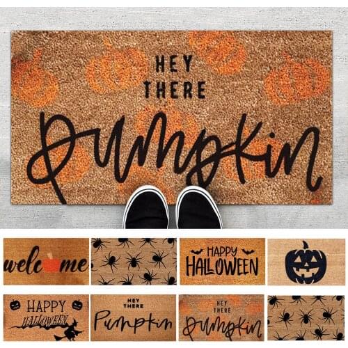 Halloween Doormat Carpet Floor Mat Halloween Door Mat Floor Door Mat Outdoor And Indoor Gnome Pumpkin Door Mat Home Textile
