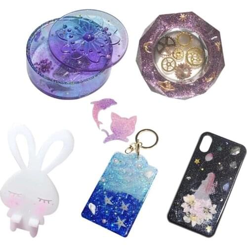 Jewelry Making Resin Epoxy 1:1 AB Crystal Glue High Adhesive Solvent Resistance Anti-yellow Accessories Tool Transparent J2Y