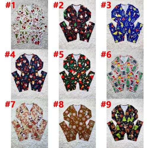 Christmas Long Sleeve Jumpsuits Women Rompers Pajama Home Wear V Neck Bodycon Long Pants Jumpsuit Overalls Fall Winter Clothes