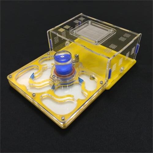 Ant-grape L size plane moisture with feeding area ant nest,ant farm acrylic,insect ant villa pet advanced mania for house ants