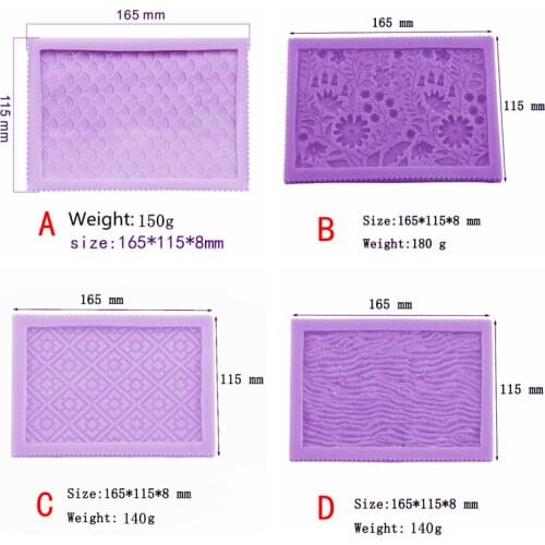 NEW DIY European Pattern Surround Baking Tool Silica Gel Mold For Sugar Cake Avirulent Tasteless Various Decoration Mold