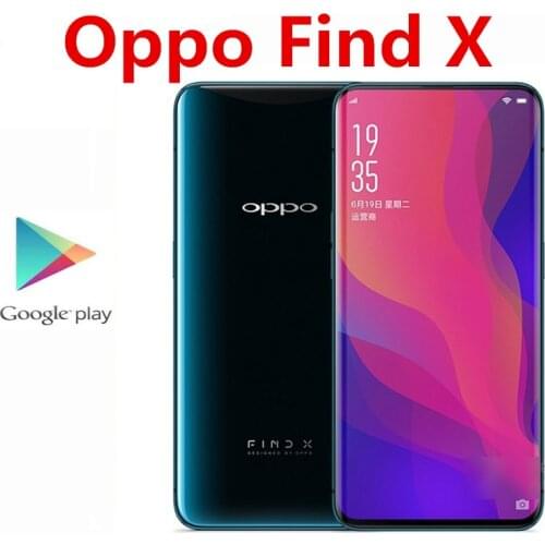 Original Oppo Find X 4G LTE Mobile Phone 20.0MP +16.0MP+25.0MP 6.42" 2340x1080 50W Charger Snapdragon 845 8GB RAM 512GB ROM