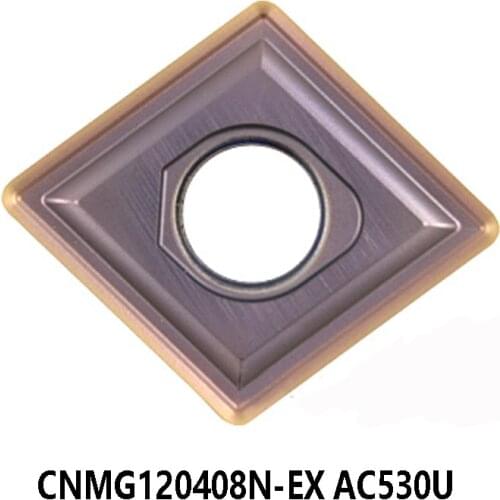 Original CNMG120408N-EX AC530U CNMG120408 CNMG 120408 Carbide Inserts CNMG12 Turning CNC Cutting Lathe Cutter Tools