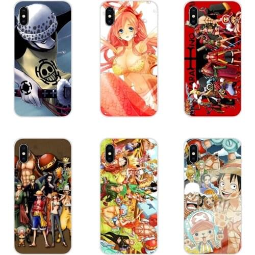 Transparent Soft Covers Diy Colorful One Piece Trafalgar For Samsung A10 A30 A40 A50 A60 A70 Galaxy S2 Note 2 3 Grand Core Prime