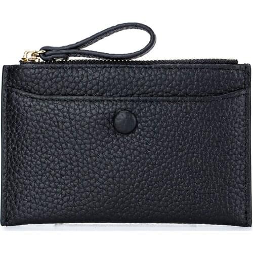 COMFORSKIN Luxurious 100% Genuine Leather Women Card Wallet New Arrivals Multi-Card Bit Business Card Holders For Men Card Case