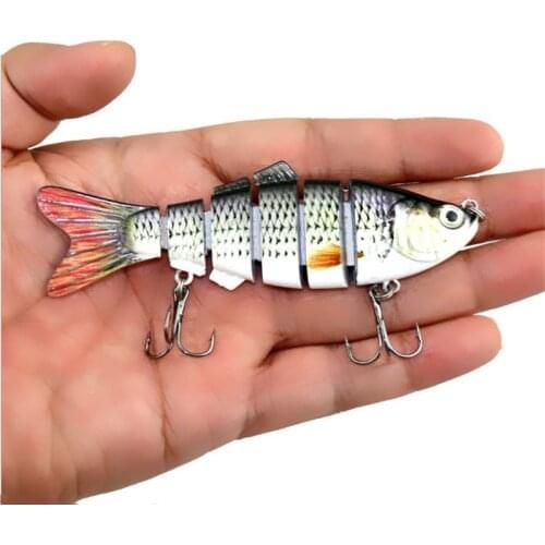1Pcs 10CM 18g Fishing Lure Multi Jointed Sections Hard Bait Artificial Crankbaits Wobbler Sinking Lifelike Swimbait For Bass