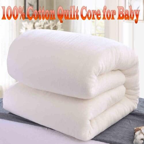 100% Cotton Quilt Summer Spring Autumn Winter 120x150cm Handmade Quilt Core for Boys Girls Baby Kids Bed 0.6m 1.0m